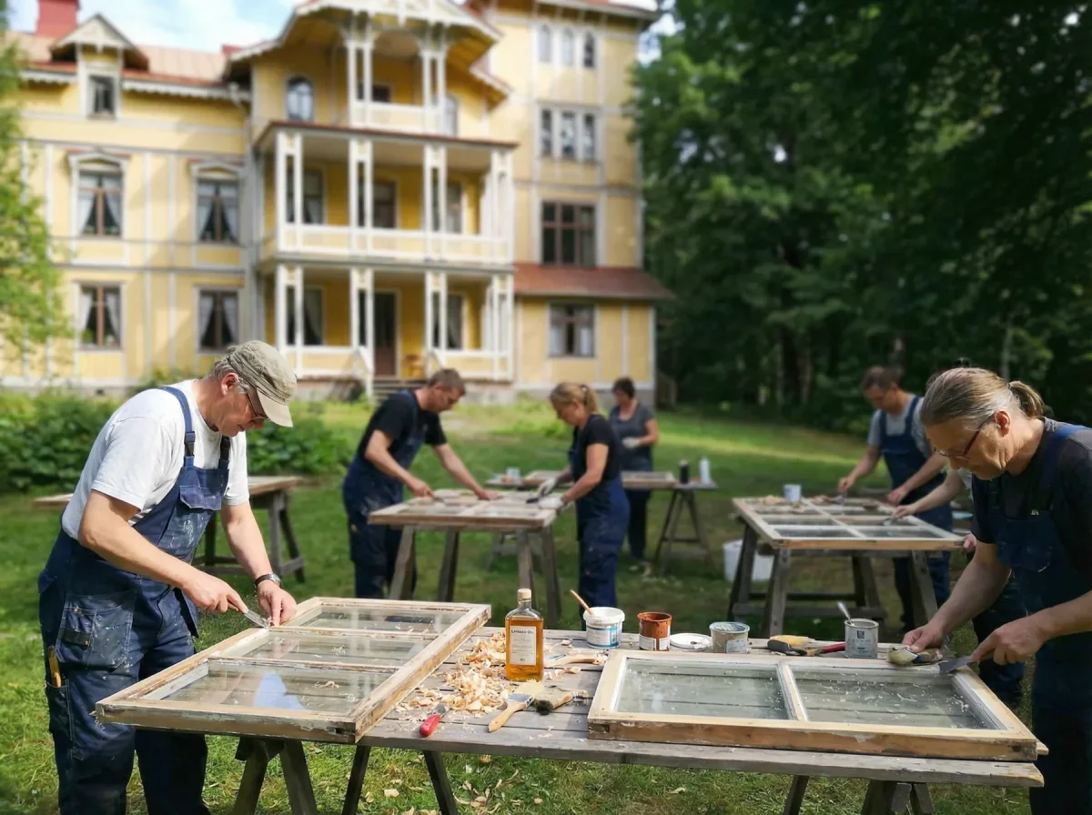 5-dagars byggnadsvårdsläger - 29 juni och 3 juli.