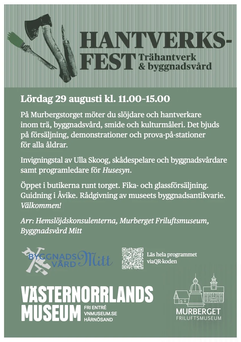 Hantverksfestival i Härnösand!